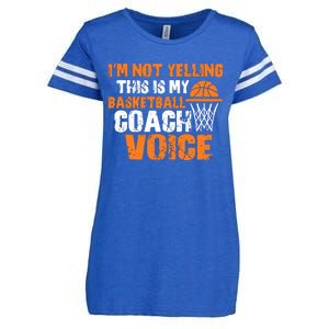 IM Not Yelling This Is My Basketball Coach Voice Enza Ladies Jersey Football T-Shirt