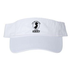 IM Not Yelling IM From New Jersey Funny State Map Pride Valucap Bio-Washed Visor