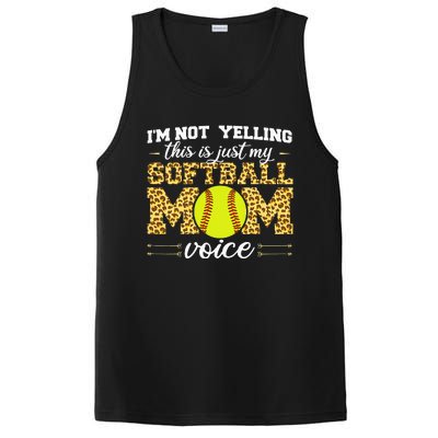 I'm Not Yelling This Is Just My Soccer Mom Voice leopard PosiCharge Competitor Tank