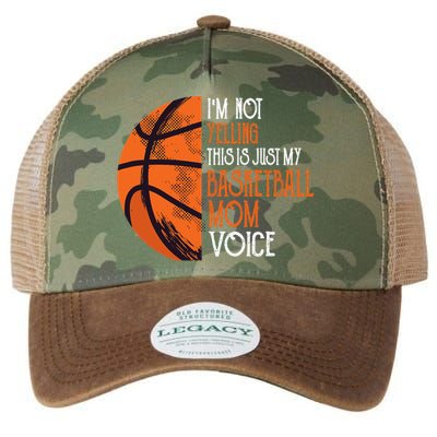 I'm Not Yelling This Is Just My Basketball Mom Voice Legacy Tie Dye Trucker Hat