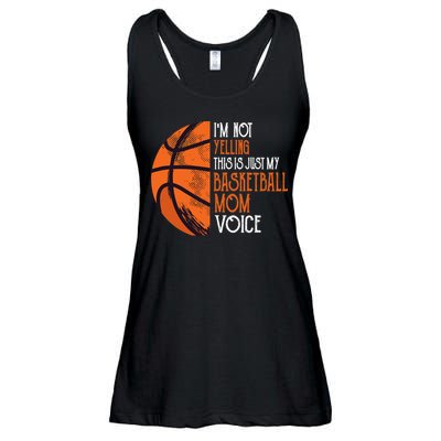 I'm Not Yelling This Is Just My Basketball Mom Voice Ladies Essential Flowy Tank