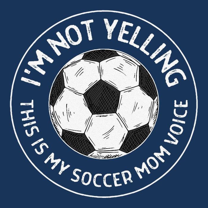 IM Not Yelling This Is My Soccer Mom Voice Funny Soccer Mom 7 Panel Mesh Trucker Snapback Hat