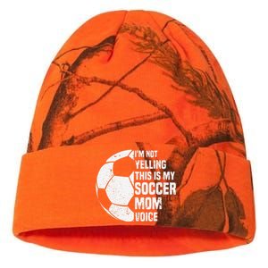 IM Not Yelling This Is My Soccer Mom Voice Funny Soccer Mom Kati Licensed 12" Camo Beanie