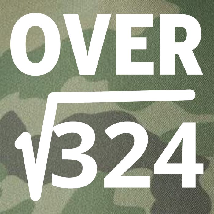 IM Over 18 Funny Square Root Math Design Legacy Tie Dye Trucker Hat