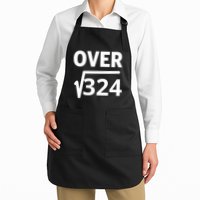 IM Over 18 Funny Square Root Math Design Apron