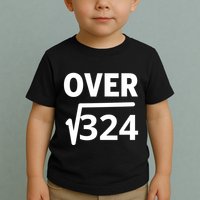 IM Over 18 Funny Square Root Math Design Toddler T-Shirt