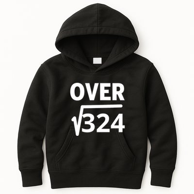 IM Over 18 Funny Square Root Math Design Kids Hoodie