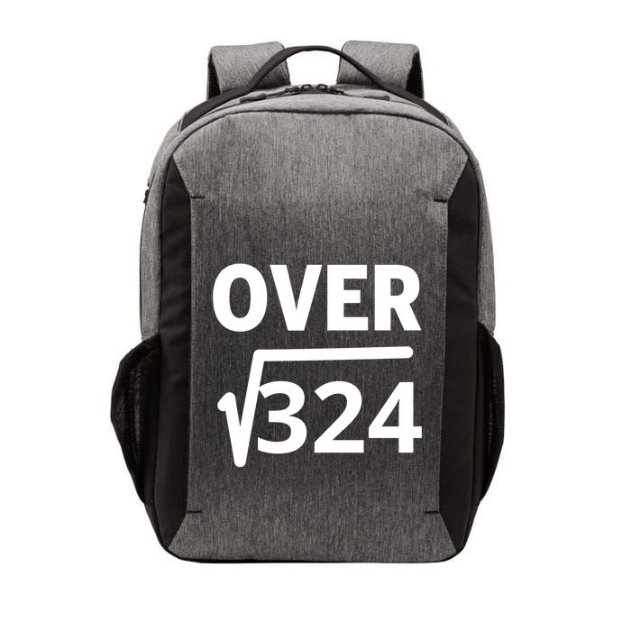IM Over 18 Funny Square Root Math Design Vector Backpack
