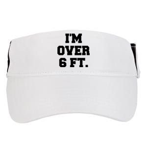 Im Over 6 Foot Tall Funny White Lies Adult Drive Performance Visor