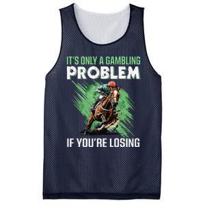 ItS Only A Gambling Problem If YouRe Not Losing Mesh Reversible Basketball Jersey Tank