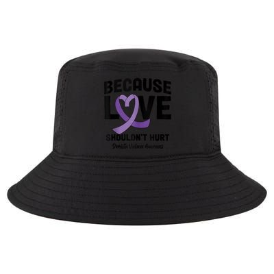 In October Awareness Domestic Violence Awareness Purple Cool Comfort Performance Bucket Hat