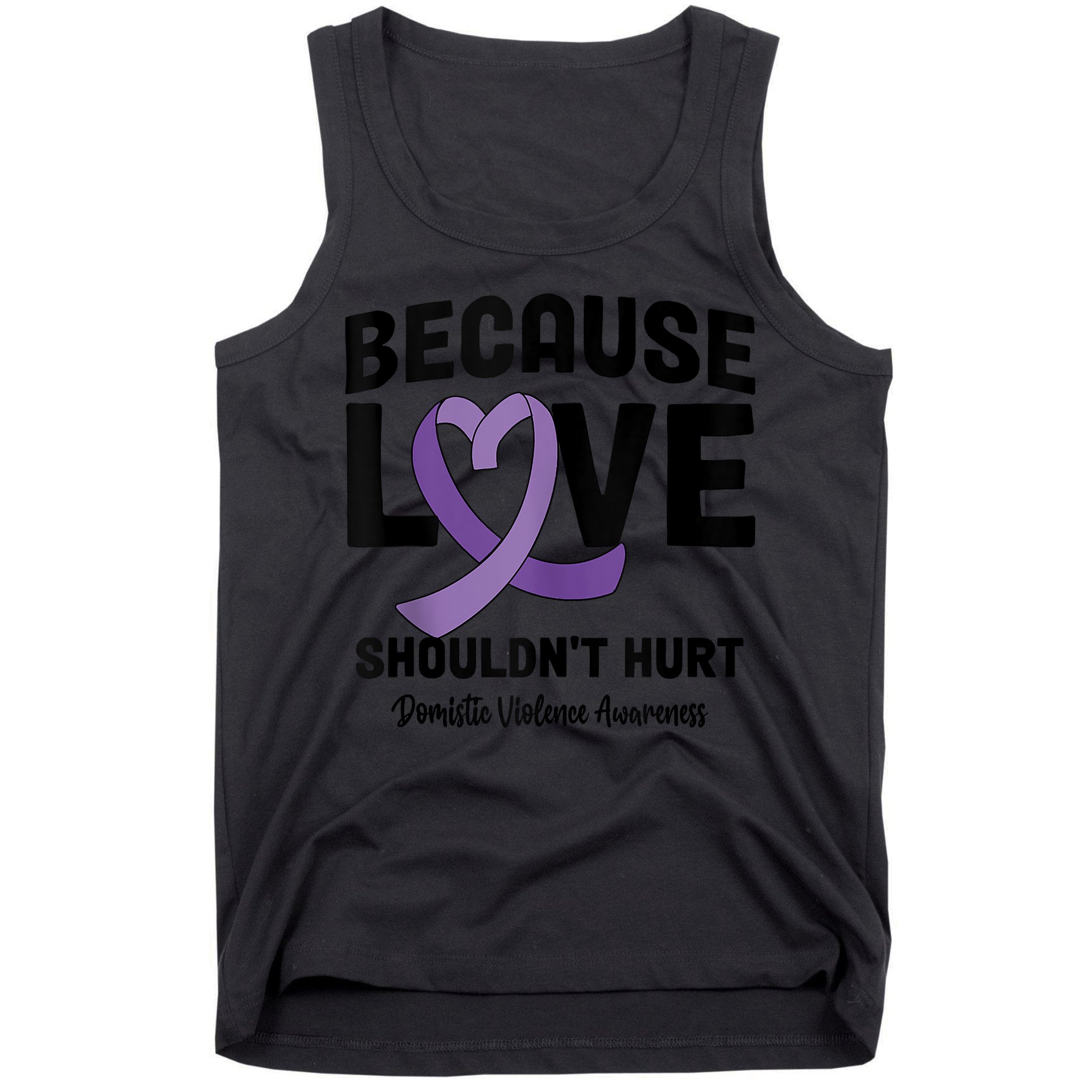 In October Awareness Domestic Violence Awareness Purple Tank Top