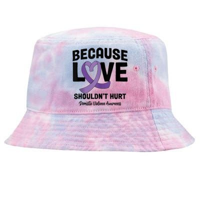 In October Awareness Domestic Violence Awareness Purple Tie-Dyed Bucket Hat