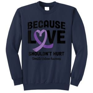 In October Awareness Domestic Violence Awareness Purple Sweatshirt