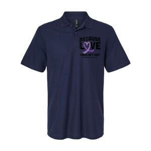 In October Awareness Domestic Violence Awareness Purple Softstyle Adult Sport Polo