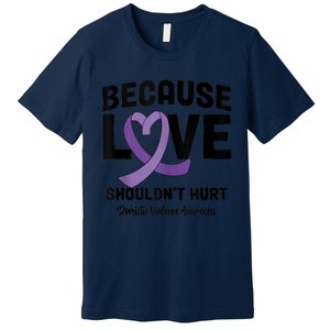 In October Awareness Domestic Violence Awareness Purple Premium T-Shirt