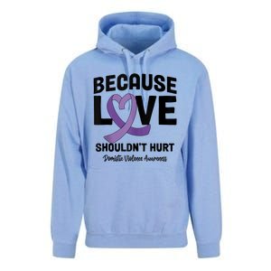 In October Awareness Domestic Violence Awareness Purple Unisex Surf Hoodie