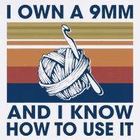 I Own A 9mm And I Know How To Use It Vintage Flat Bill Trucker Hat