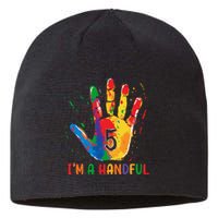 IM Officially A Handful 5th Cute Five Birthday Party Sustainable Beanie