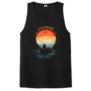 IM On Another Line Fisherman Angler Kayak Fishing Pun PosiCharge Competitor Tank