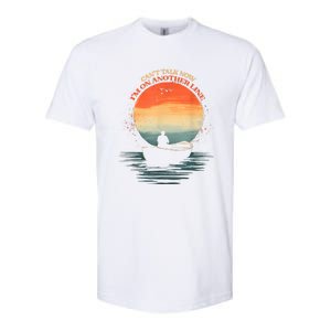 IM On Another Line Fisherman Angler Kayak Fishing Pun Softstyle CVC T-Shirt