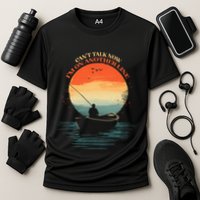 IM On Another Line Fisherman Angler Kayak Fishing Pun Cooling Performance Crew T-Shirt