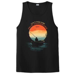 IM On Another Line Fisherman Angler Kayak Fishing Pun PosiCharge Competitor Tank