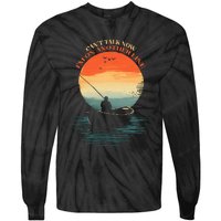 IM On Another Line Fisherman Angler Kayak Fishing Pun Tie-Dye Long Sleeve Shirt