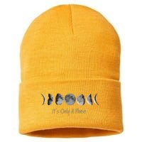 Its Only A Phase All The Phases Of The Moon Sustainable Knit Beanie