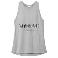 Its Only A Phase All The Phases Of The Moon Ladies PosiCharge Tri-Blend Wicking Tank
