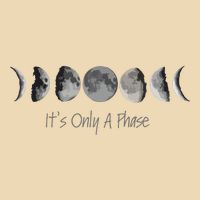 Its Only A Phase All The Phases Of The Moon Drawstring Bag