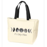 Its Only A Phase All The Phases Of The Moon Zip Tote Bag