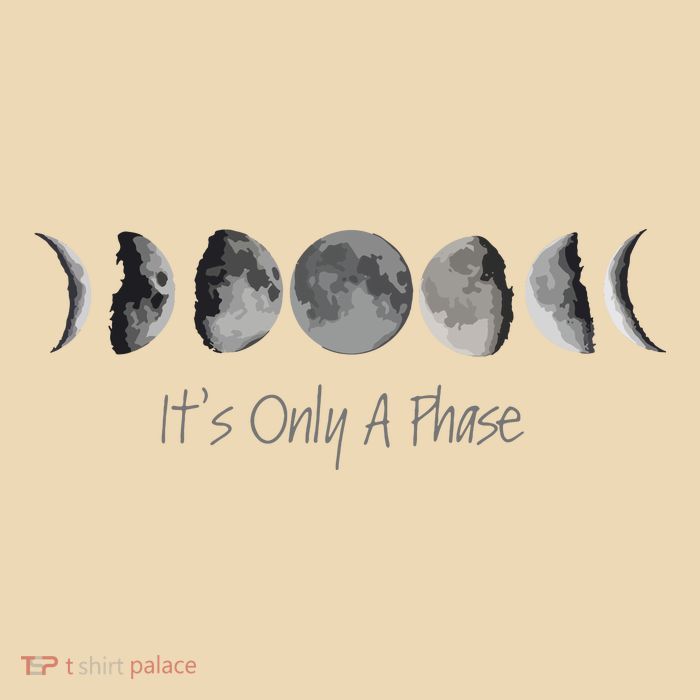 Its Only A Phase All The Phases Of The Moon Zip Tote Bag