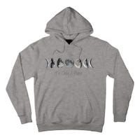 Its Only A Phase All The Phases Of The Moon Tall Hoodie