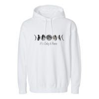 Its Only A Phase All The Phases Of The Moon Garment-Dyed Fleece Hoodie