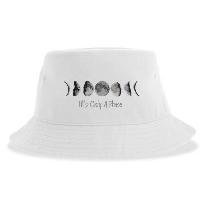 Its Only A Phase All The Phases Of The Moon Sustainable Bucket Hat
