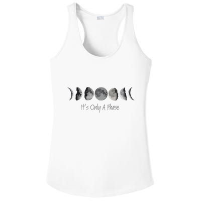 Its Only A Phase All The Phases Of The Moon Ladies PosiCharge Competitor Racerback Tank