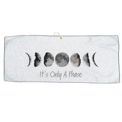 Its Only A Phase All The Phases Of The Moon Large Microfiber Waffle Golf Towel