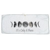 Its Only A Phase All The Phases Of The Moon Large Microfiber Waffle Golf Towel