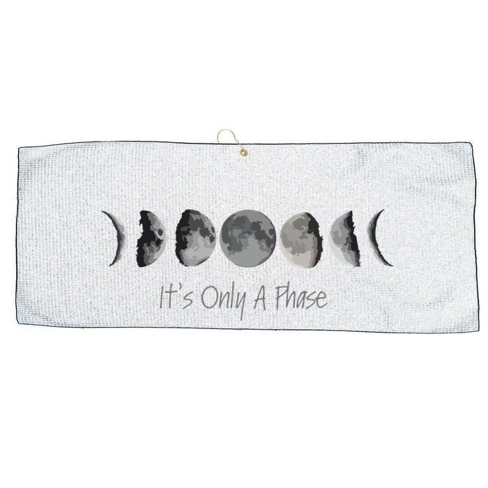 Its Only A Phase All The Phases Of The Moon Large Microfiber Waffle Golf Towel