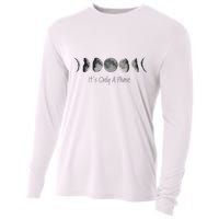 Its Only A Phase All The Phases Of The Moon Cooling Performance Long Sleeve Crew