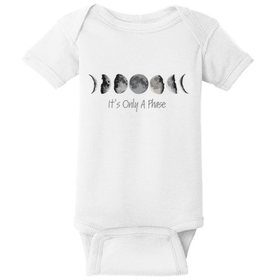 Its Only A Phase All The Phases Of The Moon Baby Bodysuit