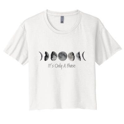 Its Only A Phase All The Phases Of The Moon Crop Top