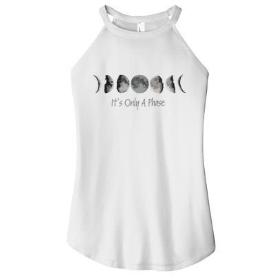 Its Only A Phase All The Phases Of The Moon Women's Perfect Tri Rocker Tank