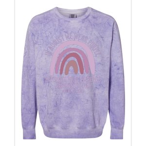 International Overdose Awareness Day In August We Wear Purple Colorblast Crewneck Sweatshirt