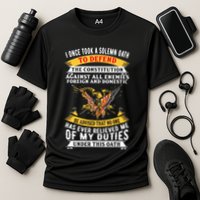 I Once A Solemn Oath To Defend The Constitution Performance Shirt