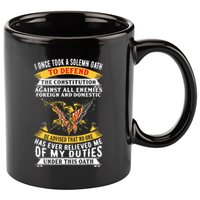 I Once A Solemn Oath To Defend The Constitution 11oz C Handle Ceramic Mug