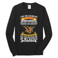 I Once A Solemn Oath To Defend The Constitution Tall Long Sleeve T-Shirt