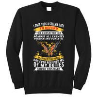 I Once A Solemn Oath To Defend The Constitution Tall Sweatshirt