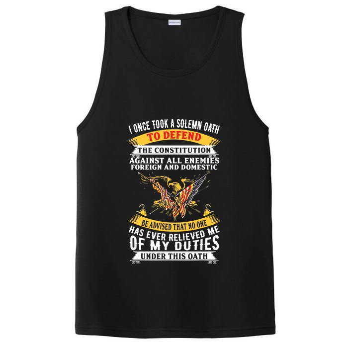I Once A Solemn Oath To Defend The Constitution PosiCharge Competitor Tank